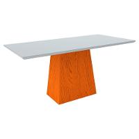 Mesa Jantar Jasmin 1,80m 8 Cadeiras Ypê Off White - 3