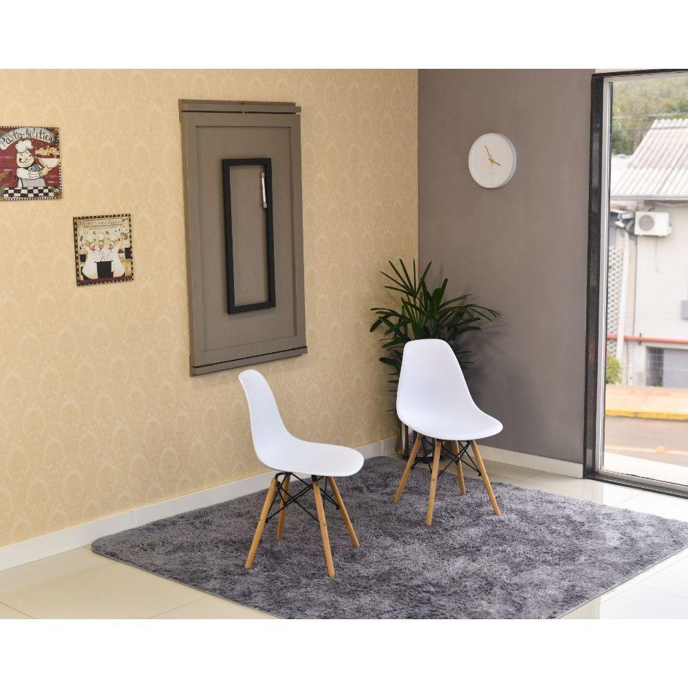 Mesa Dobrável Retrátil 120 X 75 Volpi e 2 Cadeiras Eiffel - 4