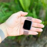 Kit Relógio Smartwatch Rose + 2 Pulseiras + Fone Bluetooth