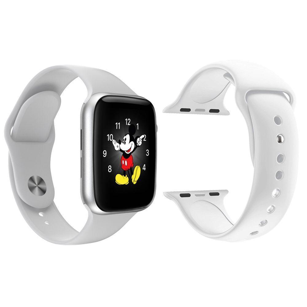 Kit 1 Relógio Smartwatch Ld5 Branco + 1 Pulseira Branco - 1