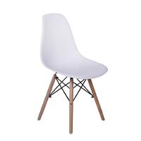 Kit Mesa Jantar Eiffel 120cm Preta com 2 Cadeiras Charles Eames Branca - 2