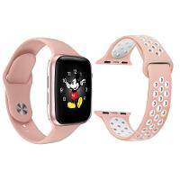 Kit 1 Relógio Smartwatch Ld5 Rosa + 1 Pulseira Sport Rosa - 1