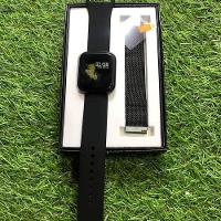 Kit Relógio Smartwatch Preto + 2 Pulseiras + Fone Bluetooth - 1