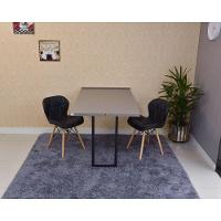 Conjunto Mesa Dobrável Retrátil 120x75 Volpi e 2 Cadeiras Slim Preta - 1