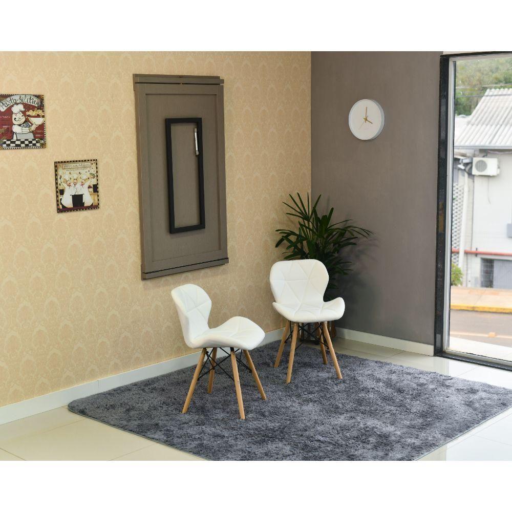 Conjunto Mesa Dobrável Retrátil 120 X 75 Volpi e 2 Cadeiras Slim Branca - 4