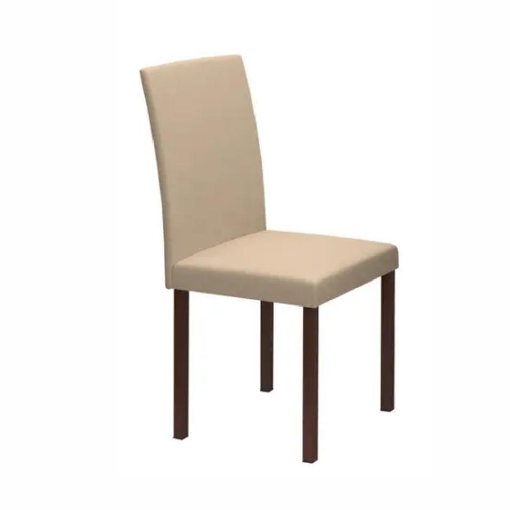 Conjunto Sala De Jantar Flórida Com 6 Cadeiras Linho Bege E Metal Preto Bm Tubulares - 5