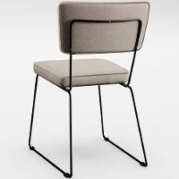 Mesa Capri 160 Off White Nature Com 6 Cadeiras Preto Bege - 2