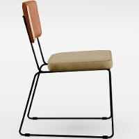 Mesa Capri 160 Off White E 6 Cadeiras B05 Camel Bege Escuro