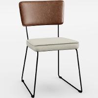 Mesa Capri 160cm Off White Com 6 Cadeiras Marrom Champagne - 10