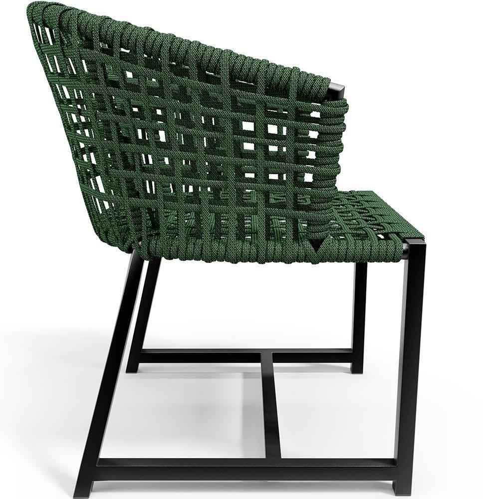 Kit Mesa Wine Com 4 Cadeira Área Externa Belize D04 Verde - 8