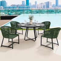 Kit Mesa Wine Com 4 Cadeira Área Externa Belize D04 Verde - 7