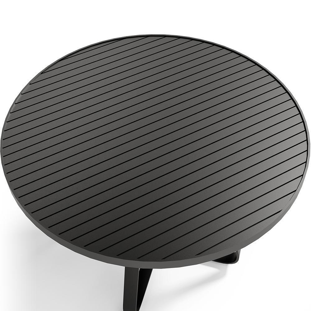 Kit Mesa Wine Com 4 Cadeira Área Externa Belize D04 Preto - 5