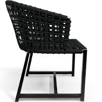 Kit Mesa Wine Com 4 Cadeira Área Externa Belize D04 Preto - 3