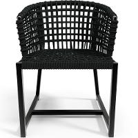 Kit Mesa Wine Com 4 Cadeira Área Externa Belize D04 Preto