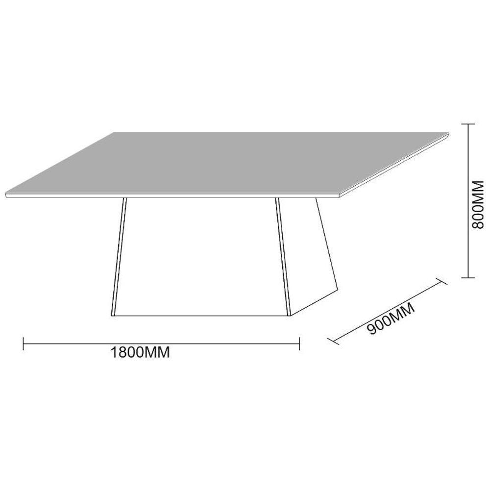 Mesa Jantar Jasmin 1,80m 8 Cadeiras Offwhite Ypê Wd25 - 2