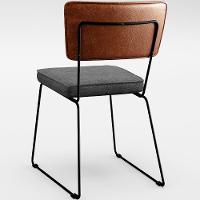 Mesa Capri 160 Off White Com 6 Cadeiras Camel Cinza Escuro - 2