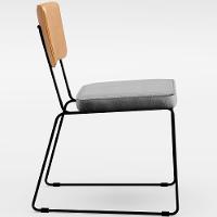 Mesa Capri 160cm Off White Com 6 Cadeiras B05 WhiCinza