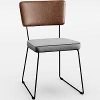 Mesa Capri 160cm Off White Com 6 Cadeiras B05 Marrom Cinza - 10