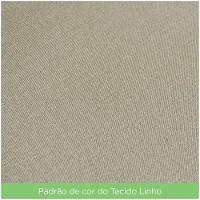 Conjunto Sala De Jantar Mesa 160cm 6 Cadeiras Juanita Casa 812 Nature Off White E Linho - 5