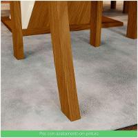 Conjunto 4 Cadeiras Estofadas Lupita Casa 812 Nature Linho - 8