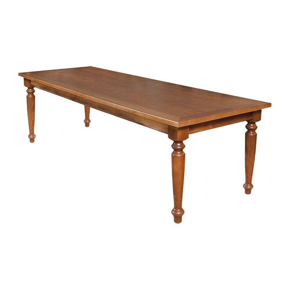 Conjunto Jantar Mesa Franscisca 270X100 Com 10 Cadeiras Ripada Confort Castanho - Marrom - 4