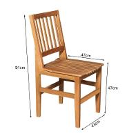 Conjunto Jantar Mesa Franscisca 270X100 Com 10 Cadeiras Ripada Confort Castanho - Marrom