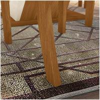 Conjunto 6 Cadeiras Estofadas Juanita Casa 812 Nature Linho