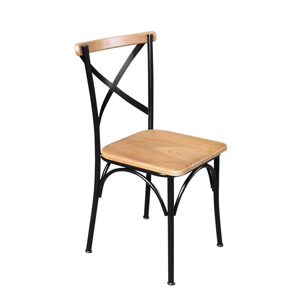 Mesa Jantar Quadrada Celina 1,30M 8 Cadeiras Paris Pés Alumínio Natural - Marrom - 3