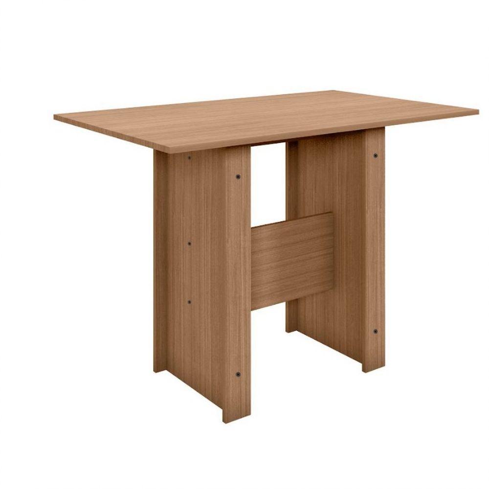 Conjunto Mesa De Jantar 6 Lugares Milano Carvalho Com Preto - 6