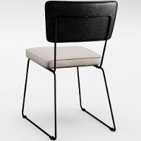 Mesa De Jantar 160cm Off White Com 6 Cadeiras Preto Cru - 2