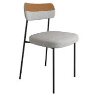 Mesa De Jantar Capri Off White E 6 Cadeiras Cinza Caramelo - 10