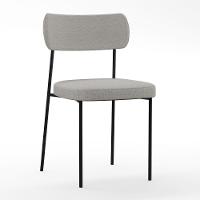 Mesa De Jantar 160cm Off White Nature Com 6 Cadeiras Cinza - 10