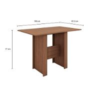 Conjunto Mesa De Jantar 4 Lugares Milano Carvalho Com Savana - 2