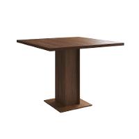 Mesa Jantar Londres Quadrada Amêndoa 90Cm 4 Cadeiras Eames Estofadas Verde Ferro Preto - 5