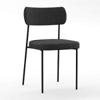 Mesa De Jantar 160cm Off White Com 6 Cadeiras Grafite - 10