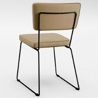 Mesa De Jantar 160cm Off White Com 6 Cadeiras Bege Escuro - 2