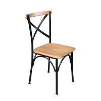 Mesa Jantar Retangular Aurora 160X80 Com 6 Cadeiras Paris Base Alumínio - Natural - Marrom - 3