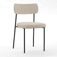 Mesa De Jantar 160cm Off White Nature Com 6 Cadeiras Bege - 10