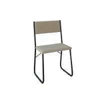 Mesa Jantar Paraty 150Cm Tampo Preto Com Cadeiras 6 Cadeiras Angra Estofadas Preta E Bege - Preto - 9