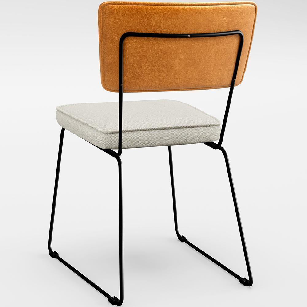 Mesa Capri 160cm Off White Com 6 Cadeiras B05 WhiChampagne - 2