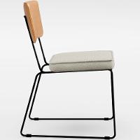 Mesa Capri 160cm Off White Com 6 Cadeiras B05 WhiChampagne