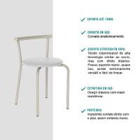 Conjunto Sala De Jantar Palermo Com Mesa E 4 Cadeiras 2999 Carraro - 6