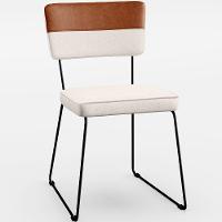 Mesa Capri 160 Cm Off White Com 6 Cadeiras Faixa Camel Cru - 10