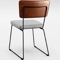 Mesa Capri 160cm Off White Com 6 Cadeiras B05 Camel Cinza - 2