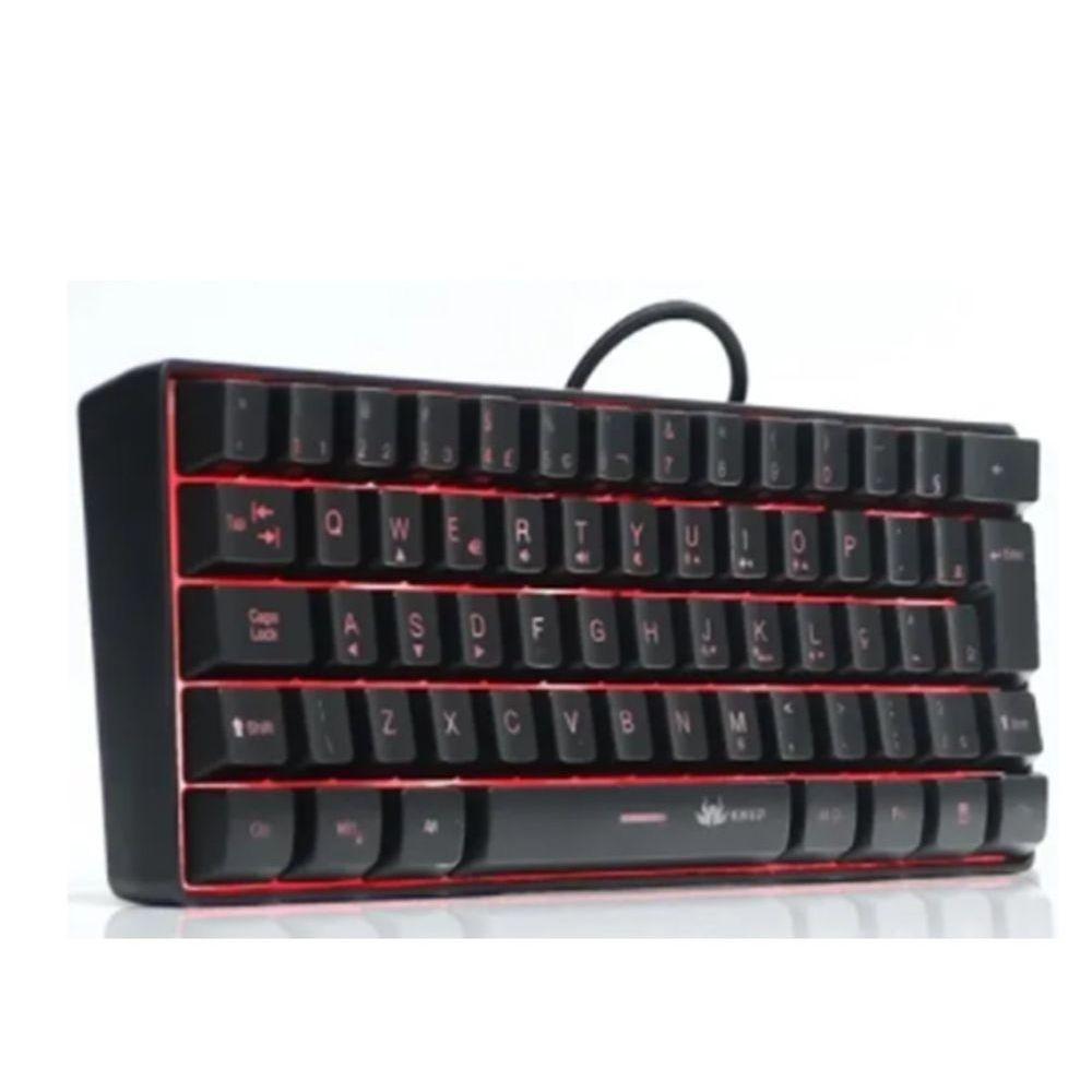 Teclado Gamer Semi Mecânico Led Usb Para Pc - 1