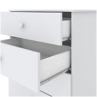 Cômoda Infantil 04 Gavetas Amarelinha Henn Branco