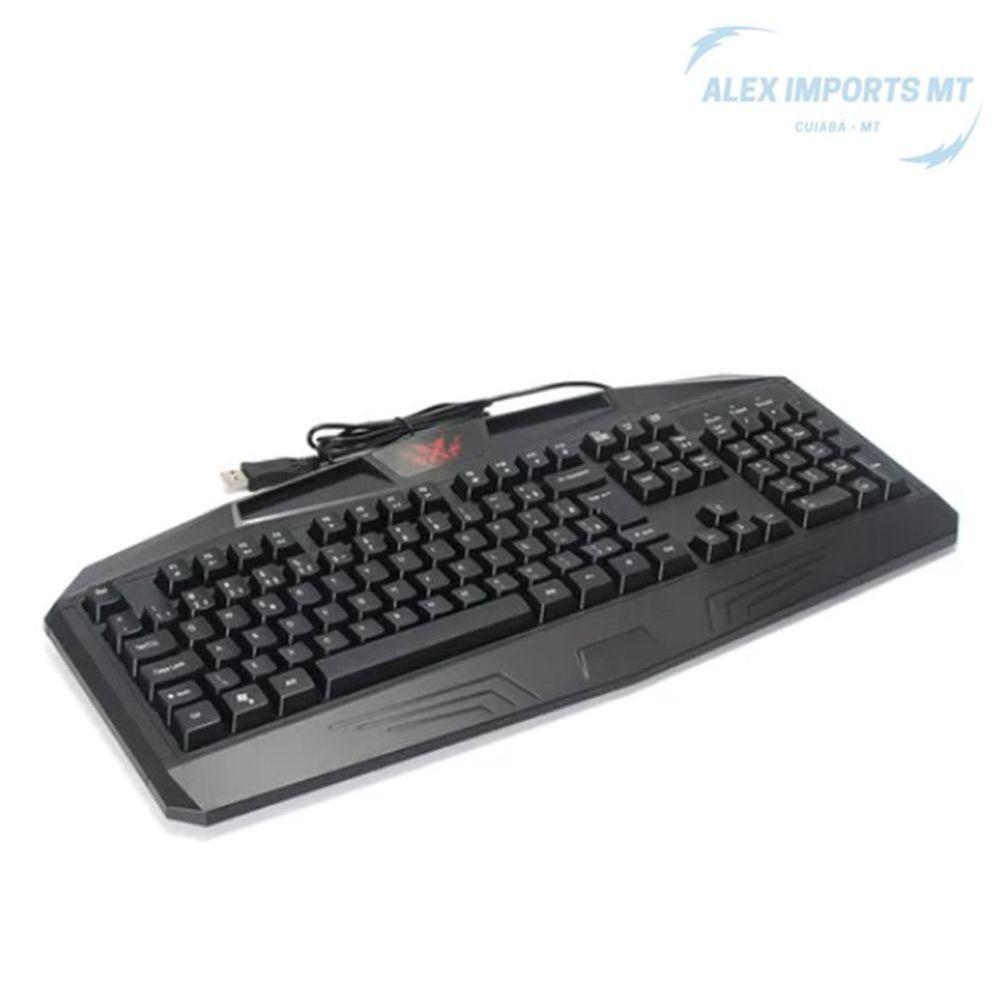 Teclado Gamer Com Apoio Aos Pulsos Para Jogos No Computador - 4