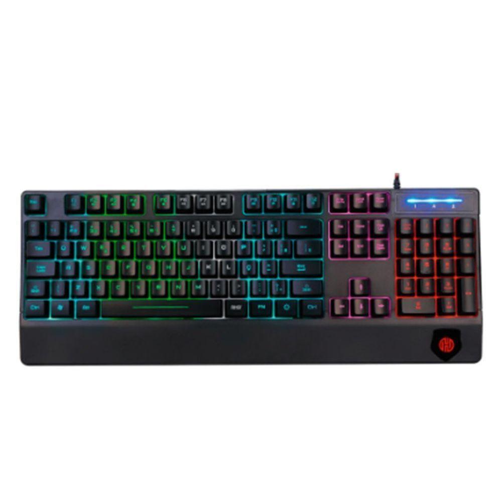 Teclado Gamer Usb Para Jogar No Computador E Notebook Led - 1