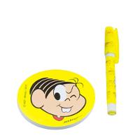 Caneta Roller Pen Com Bloco De Notas Mônica - Tasco Inport - 3