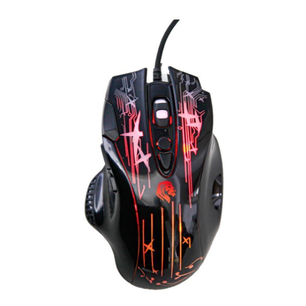 Mouse Usb Gamer Hayom Com Led Mauser Mousi - 1